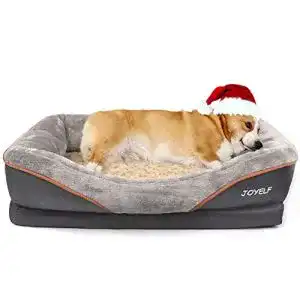 Hundebett joyelf mittel orthopaedisches memory foam