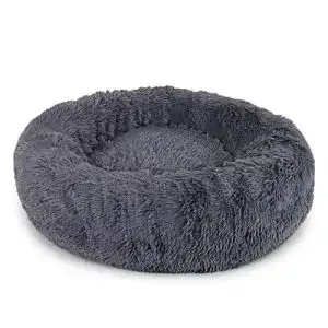 Hundebett lionto rund hundekissen hundesofa katzenbett donut