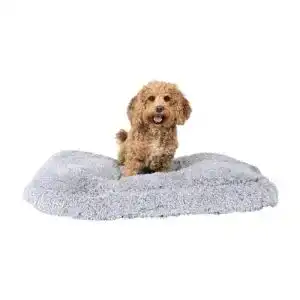 Hundebett petzy premium pluesch 80x60x14 cm flauschig