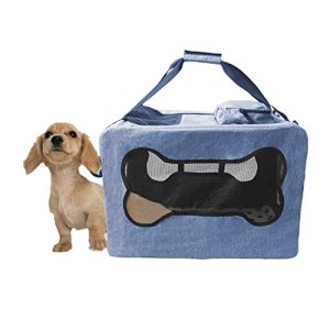 Caja para perros ABISTAB caja de transporte para perros y gatos plegable