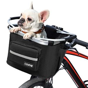 Dog bike basket COFIT foldable bike basket