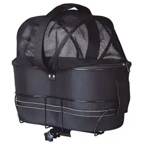 Hundefahrradkorb trixie 13118 fuer breite gepaecktraeger