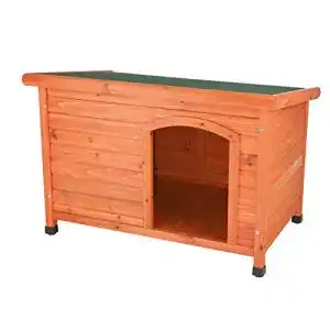 Hundehuette trixie wetterfestes und aufklappbares hundehaus