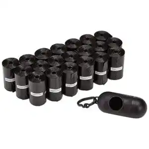Hundekotbeutel amazon basics mit spender und leinenclip 1