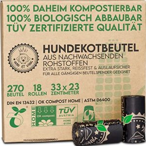 Dog waste bags DOG IS KÖNIG ® biodegradable