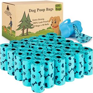 Bolsas para excrementos de perros Bolsas para excrementos Tonsooze, 600 bolsas, compostables