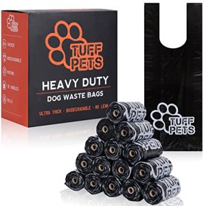 Tuff Pets Bolsas para excrementos de perros 50% más resistentes y biodegradables