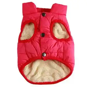 Hundemantel joydaog 2 lagig mit fleece gefuetterte hundejacke