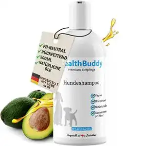 Hundeshampoo healthbuddy 500ml mit natuerlichem avocadooel