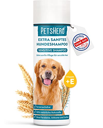 Hundeshampoo PetsHero ® Sensitive gegen Juckreiz/Schuppen