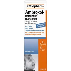 Sirop contre la toux Ratiopharm AMBROXOL 250 ml