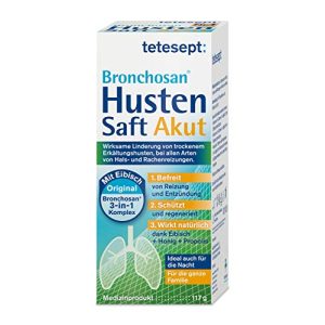 Cough syrup tetesept Bronchosan cough acute juice, cold medicine