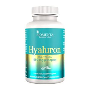 Kyselina hyaluronová kapsle BIOMENTA kyselina hyaluronová – 550 mg
