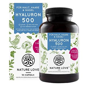 Hyaluronsäure-Kapseln Nature Love ® mit Zink - hyaluronsaeure kapseln nature love mit zink