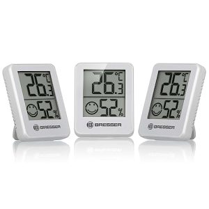 Igrometro Bresser set da 3 – Termometro digitale per ambiente