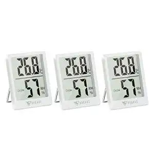 Hygrometer doqaus digital thermometer innen 3 stueck