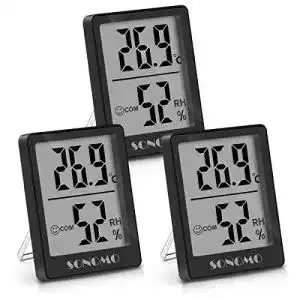 Hygrometer sonomo thermo 3er set innen thermometer