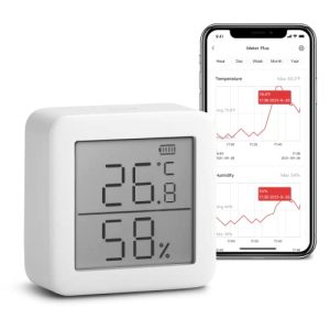 Higrometre SwitchBot İç Mekan Termometresi – Dijital Bluetooth