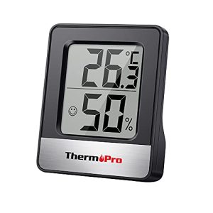 Hygrometer ThermoPro TP49B digitales Mini Thermometer innen
