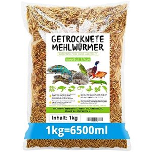 Igelfutter MeerBach & Rose Mehlwürmer getrocknet, 1kg