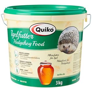 Comida para ouriço Quiko 3kg, alta qualidade, com insetos, biscoito de ovo