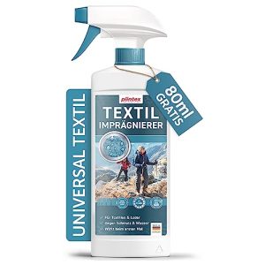Spray impermeabilizzante PLINTEX ® tessile 580ml, efficace contro la pioggia