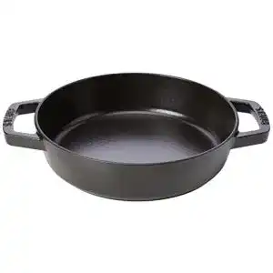 Induktionspfannen staub bratpfanne mit zwei griffen