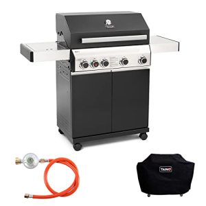 Infrared grill TAINO BLACK gas grill set with cover
