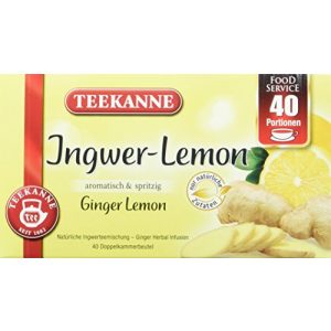 Ginger tea teapot ginger-lemon, pack of 2 (2 x 120 g)