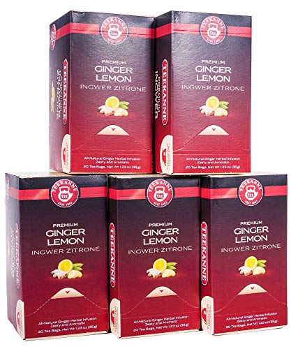 Ingwertee Teekanne Premium Ingwer Zitrone, 20er
