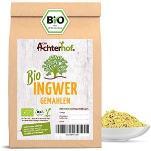 Ingwertee vom-Achterhof Bio Ingwerpulver (500g) gemahlen - ingwertee vom achterhof bio ingwerpulver 500g gemahlen