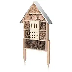 Insektenhotel navaris aus holz naturbelassenes insekten hotel