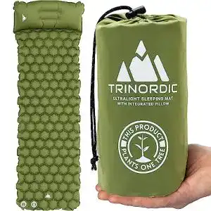 Isomatte trinordic ultraleicht aufblasbar camping mit kissen