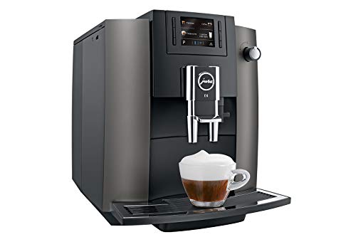 Jura-Kaffeevollautomat JURA E6 Dark Inox Freistehend