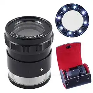 Juwelierlupe enjohos 10x led professionell mit licht