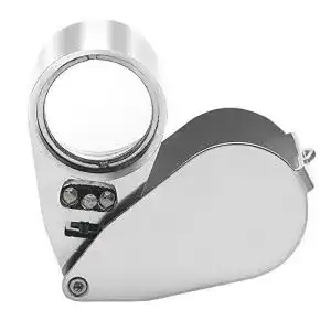 Juwelierlupe powcan 40x25mm juwelier lupe led