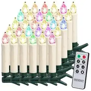 Kabellose christbaumkerzen deuba led kabellos