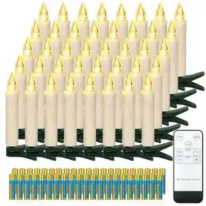 Kabellose christbaumkerzen freepower 40er led