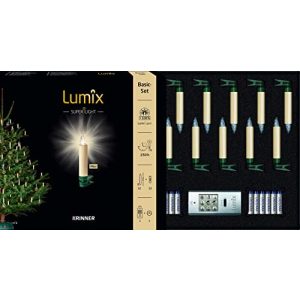 Bougies de sapin de Noël sans fil Lumix ® LED sans fil