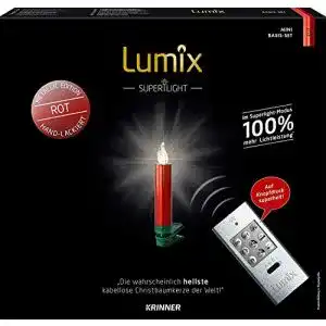 Kabellose christbaumkerzen lumix led kabellos