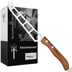 Kaesemesser schwertkrone holzgriff olive solingen kaeseschneider