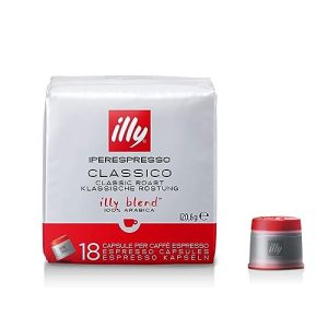 Kaffekapsler Illy 6 pakker med 18 kapsler kaffebrenningsmedium
