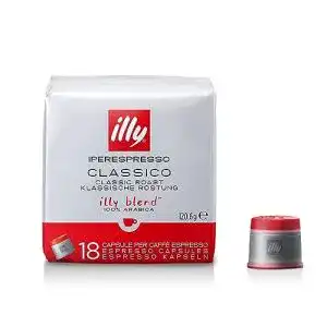Kaffeekapseln illy 6 packungen mit 18 kapseln kaffeeroestmedium