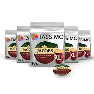 Kaffeekapseln tassimo kapseln jacobs caffe crema classico xl