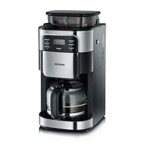 Kaffeemaschine mit mahlwerk severin mit glaskanne 1