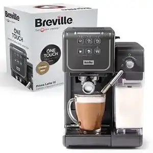 Kaffeepadmaschine breville prima latte iii siebtraegermaschine 1