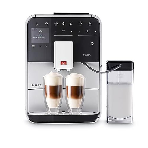 Cafetera totalmente automática Melitta Caffeo Barista T Smart, con sistema de leche