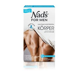 Cold wax strips Nad's For Men Men, hair removal