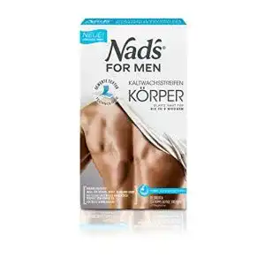 Kaltwachsstreifen nads for men maenner haarentfernung