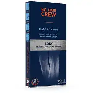 Kaltwachsstreifen no hair crew body depilation wax strips